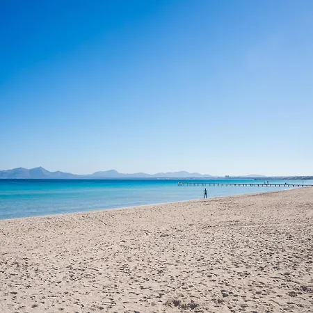 Semesterbostad Sea View With Terrace Alcudia (Mallorca)